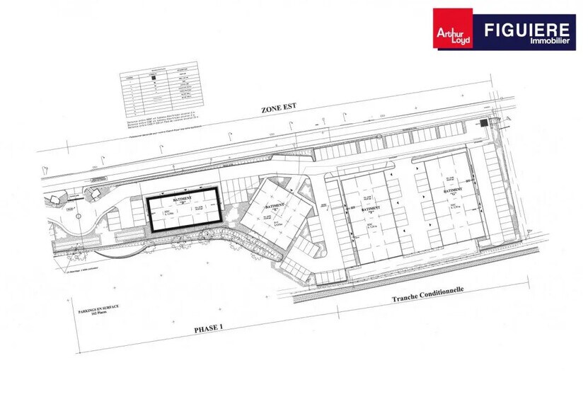 Office in Châteauneuf-le-Rouge for lease - Site Plan - Image 2 of 3