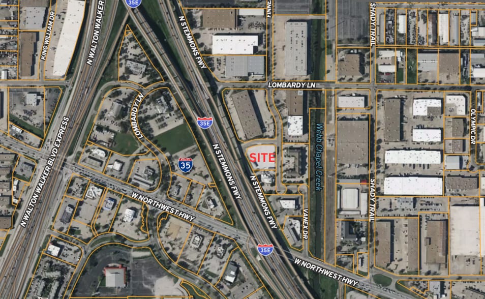 10341 N Stemmons Freeway, Dallas, TX for sale - Aerial - Image 2 of 3