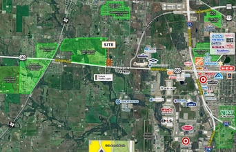 NEC Thomas J Egan Rd & US 380, Denton, TX - AERIAL  map view