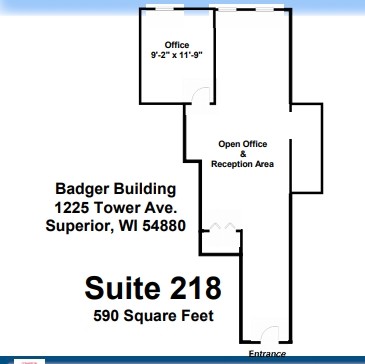 1225 Tower Ave, Superior, WI for lease Floor Plan- Image 1 of 1