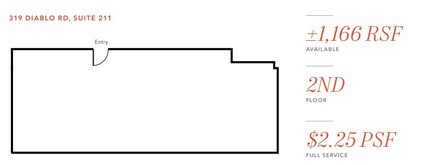 315 Diablo Rd, Danville, CA for lease Floor Plan- Image 1 of 1