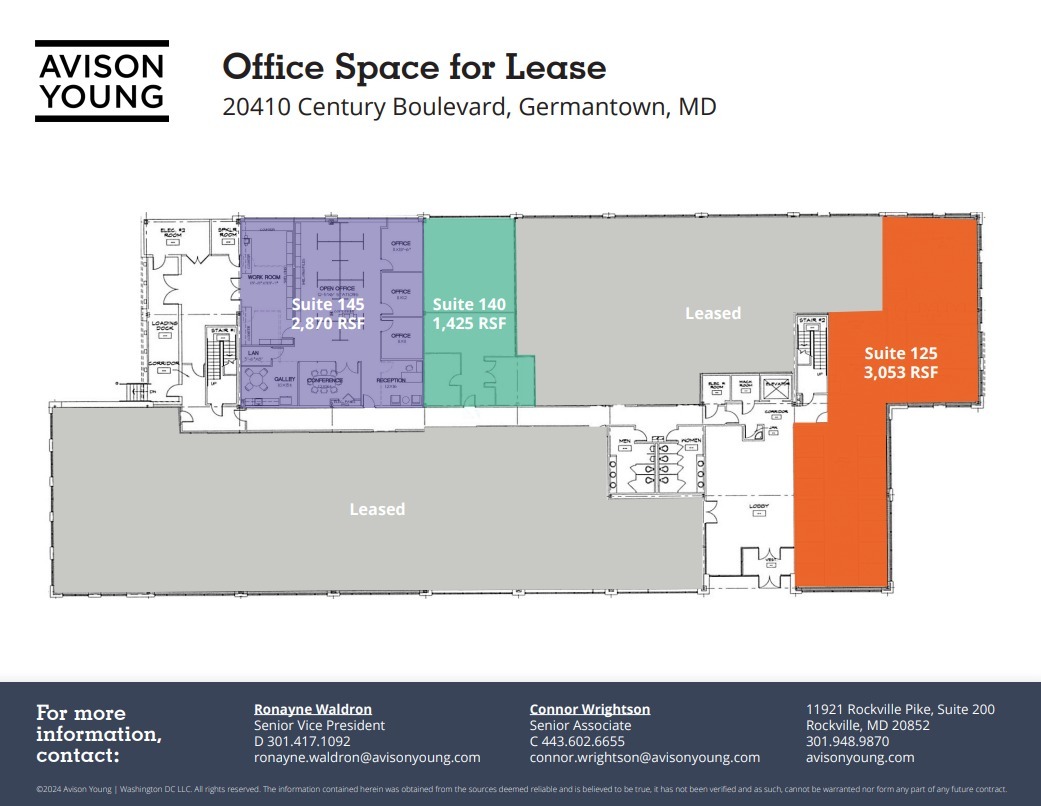 20410 Century Blvd, Germantown, MD for lease Floor Plan- Image 1 of 1