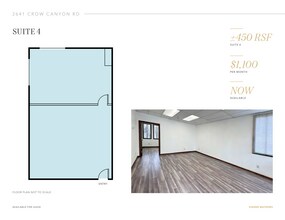 2641 Crow Canyon Rd, San Ramon, CA for lease Floor Plan- Image 1 of 1