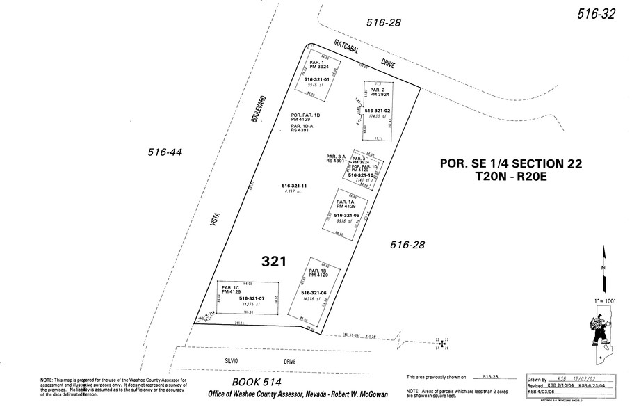 4830 Vista Blvd, Sparks, NV for lease - Plat Map - Image 3 of 6