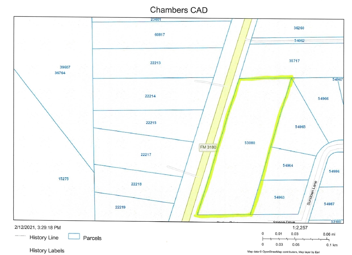 COM RES 2 FM 3180, Mont Belvieu, TX for sale Plat Map- Image 1 of 6