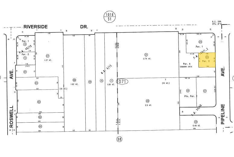 4091 Riverside, Chino, CA for lease - Plat Map - Image 2 of 7