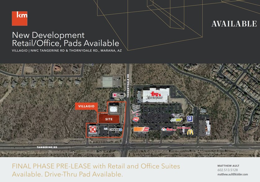 NWC Tangerine Road and Thornydale Road, Marana, AZ for sale - Building Photo - Image 1 of 3