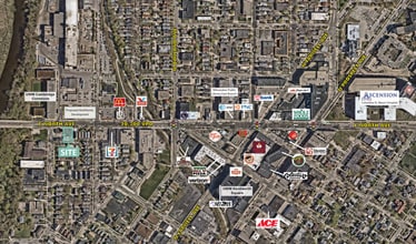 1515 E North Ave, Milwaukee, WI - AERIAL  map view