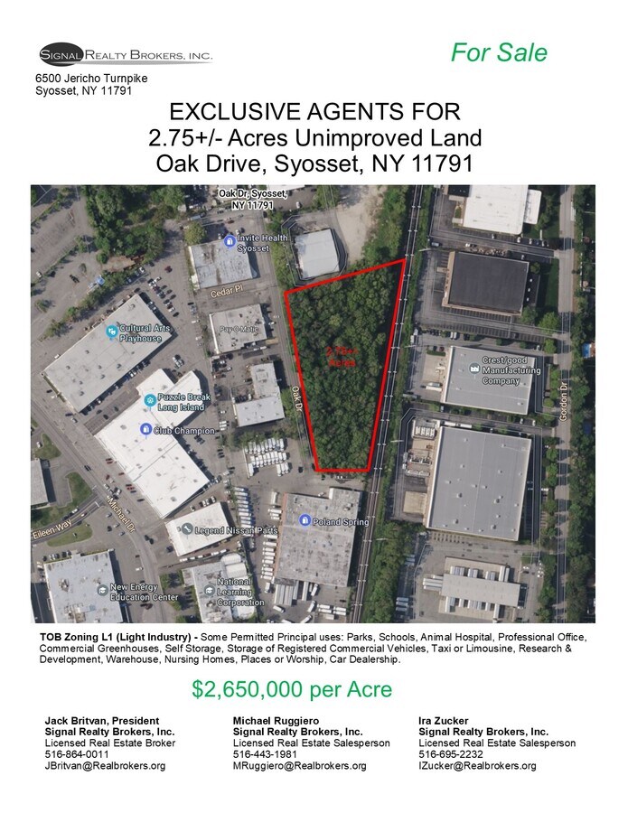 Oak Dr, Syosset, NY 11791 Land for Sale