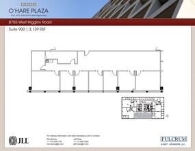 8725 W Higgins Rd, Chicago, IL for lease Floor Plan- Image 1 of 1