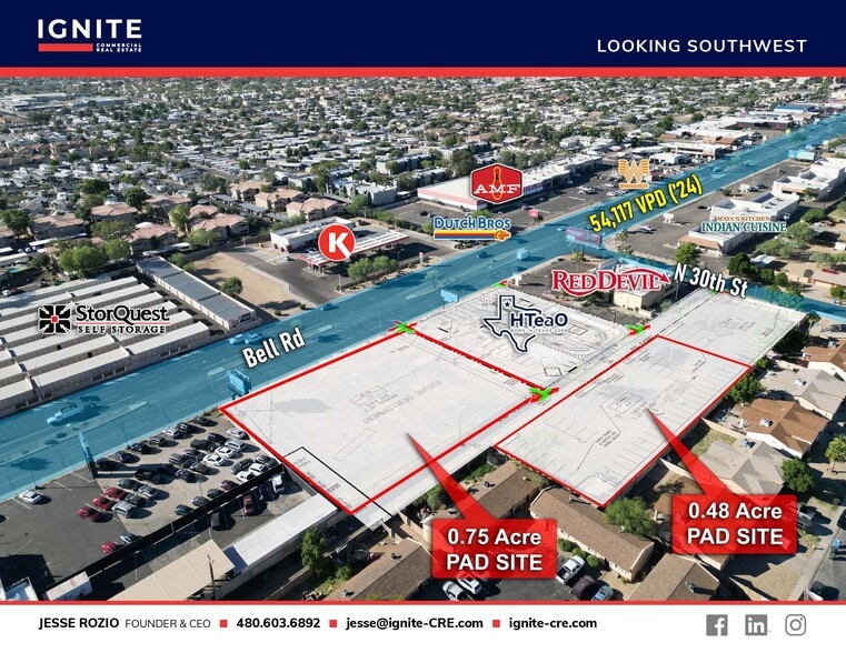 NEC Bell Rd, Phoenix, AZ for lease - Aerial - Image 3 of 5