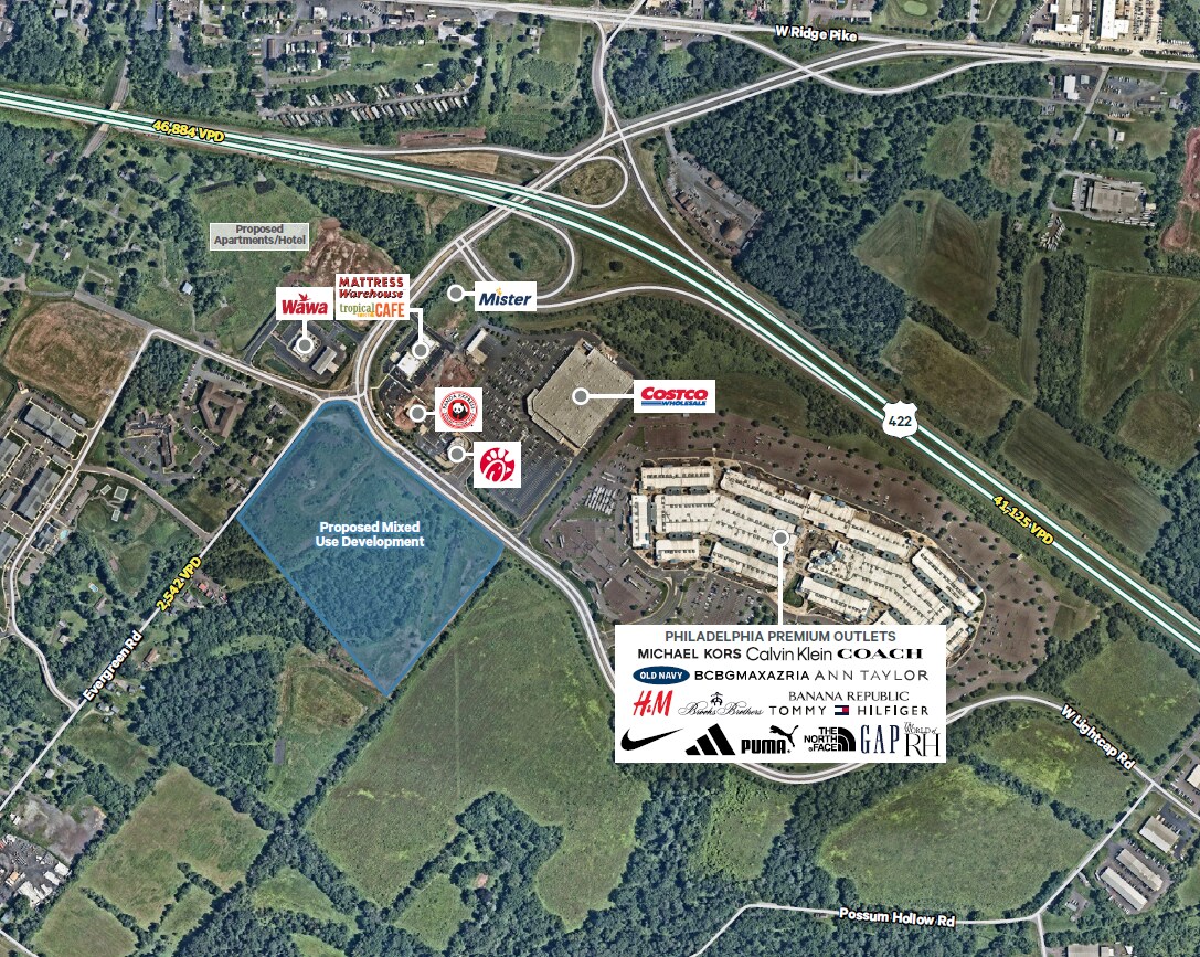 Route 422 & Evergreen Rd, Limerick, PA for lease Building Photo- Image 1 of 4