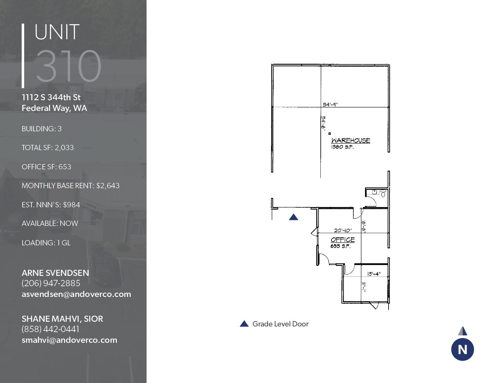 1020 S 344th St, Federal Way, WA for lease Floor Plan- Image 1 of 1