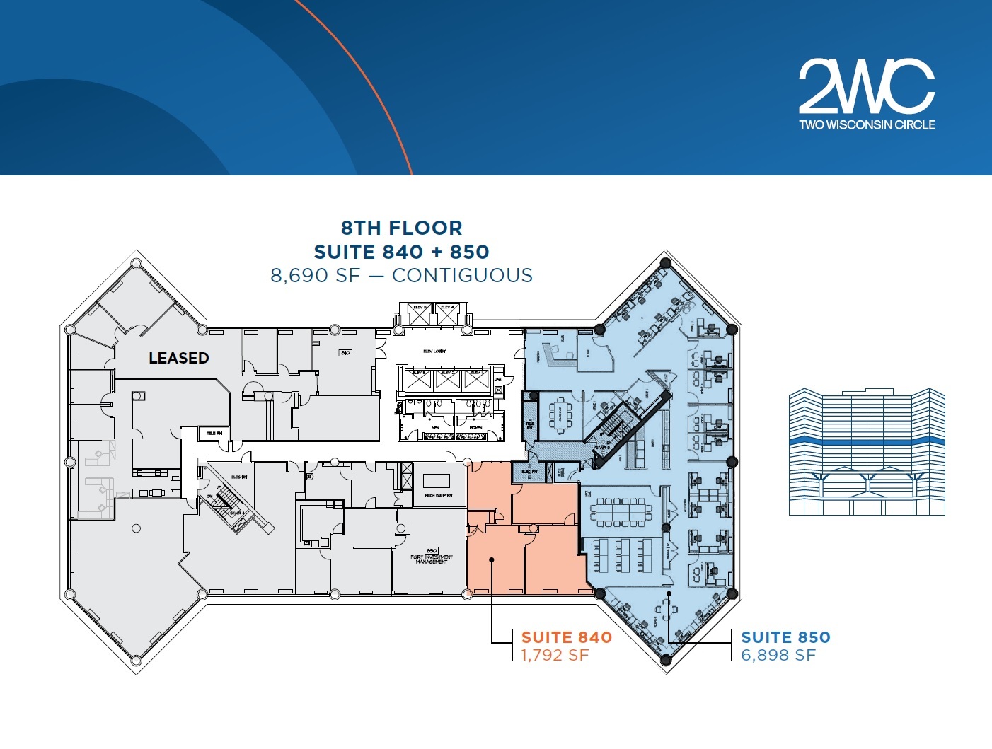 2 Wisconsin Cir, Chevy Chase, MD for lease Floor Plan- Image 1 of 1