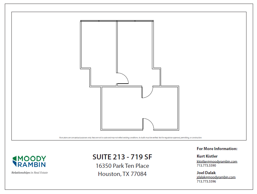 16350 Park Ten Place Dr, Houston, TX for lease Floor Plan- Image 1 of 1