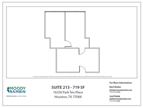 16350 Park Ten Place Dr, Houston, TX for lease Floor Plan- Image 1 of 1