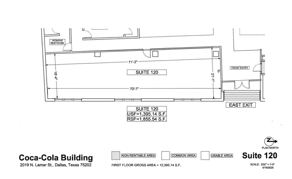 2019 N Lamar St, Dallas, TX for lease Floor Plan- Image 1 of 1