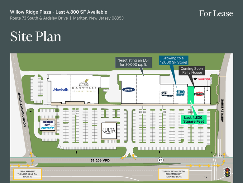 710 Route 73 S, Marlton, NJ for lease - Site Plan - Image 2 of 10