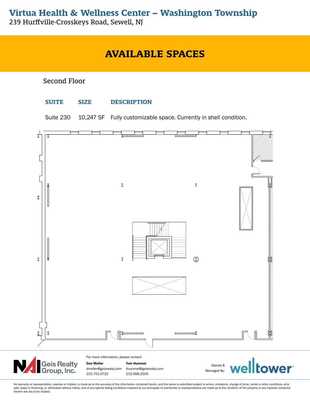 239 Hurffville Crosskeys Rd, Sewell, NJ for lease Floor Plan- Image 1 of 1