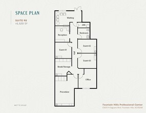 13620 N Saguaro Blvd, Fountain Hills, AZ for lease Floor Plan- Image 1 of 2