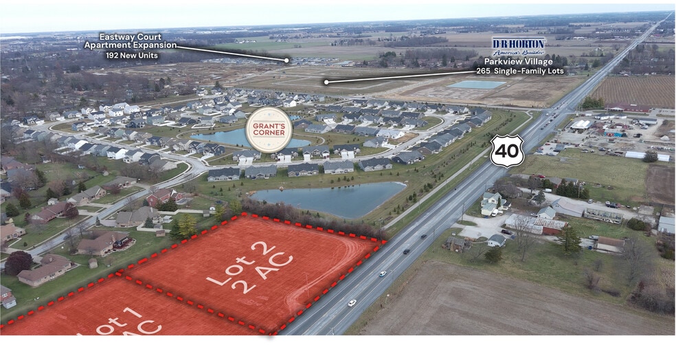 0 US Highway 40 & Yorkshire Boulevard, Indianapolis, IN for sale - Building Photo - Image 3 of 7