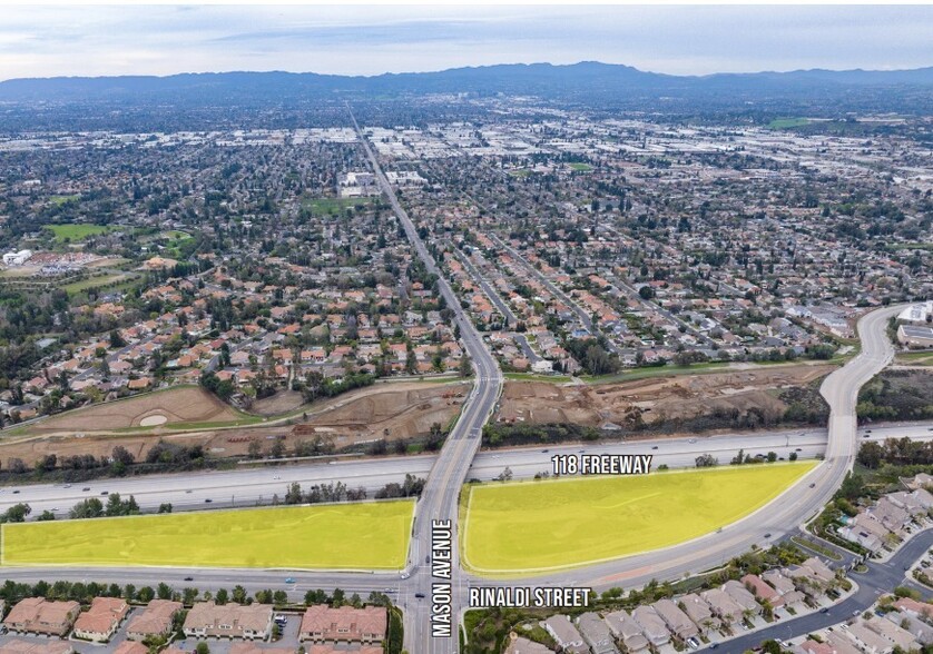 SWC Rinaldi St & Mason Ave, Porter Ranch, 91326, Porter Ranch, CA for lease - Aerial - Image 3 of 5