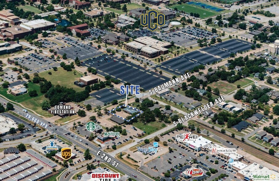 50 S Baumann Ave, Edmond, OK for sale - Aerial - Image 3 of 8