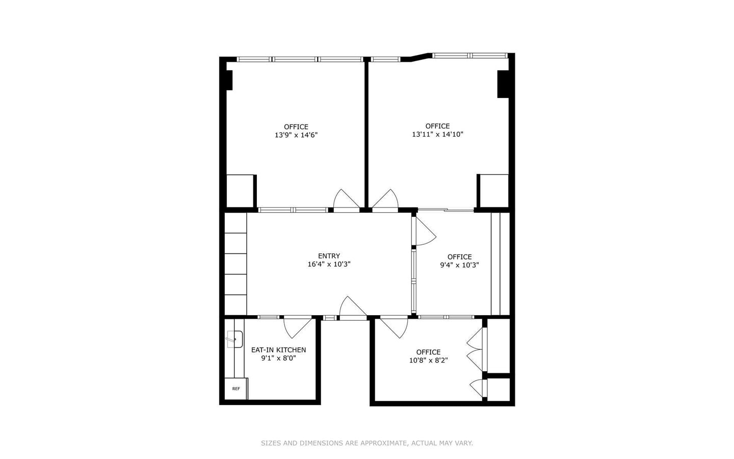 50 W 47th St, New York, NY 10036 - Unit 1608 - - Floor Plan - Image 1 of 9
