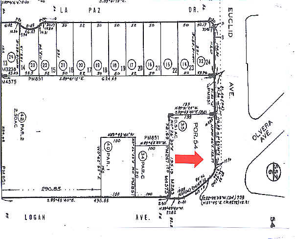 888-894 S Euclid Ave, San Diego, CA for lease - Plat Map - Image 2 of 5