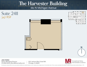 180 N Michigan Ave, Chicago, IL for lease Floor Plan- Image 1 of 4