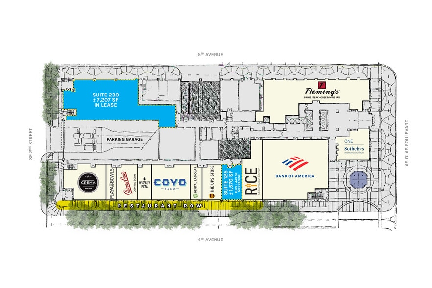 401 E Las Olas Blvd, Fort Lauderdale, FL for lease - Floor Plan - Image 3 of 8