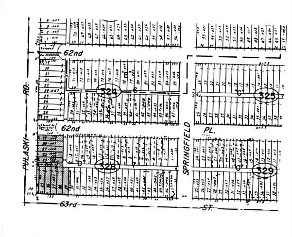 3946-3958 W 63rd St, Chicago, IL for lease - Plat Map - Image 2 of 4