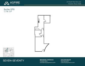 770 S Post Oak Ln, Houston, TX for lease Floor Plan- Image 1 of 2