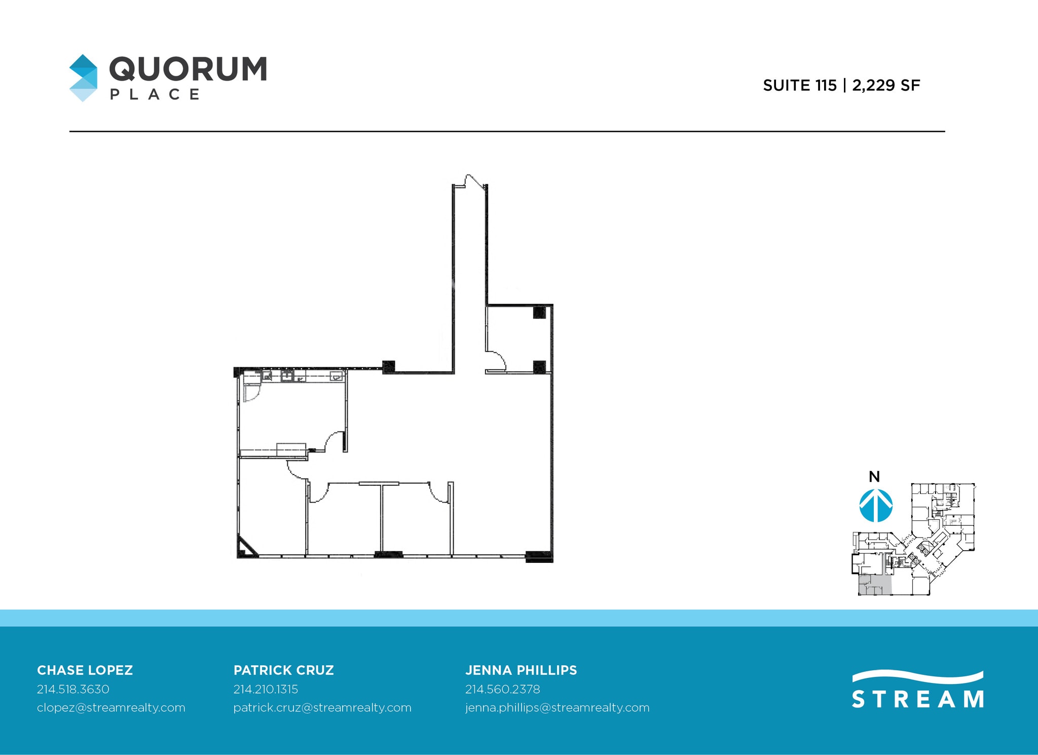 14901 Quorum Dr, Dallas, TX for lease Floor Plan- Image 1 of 1