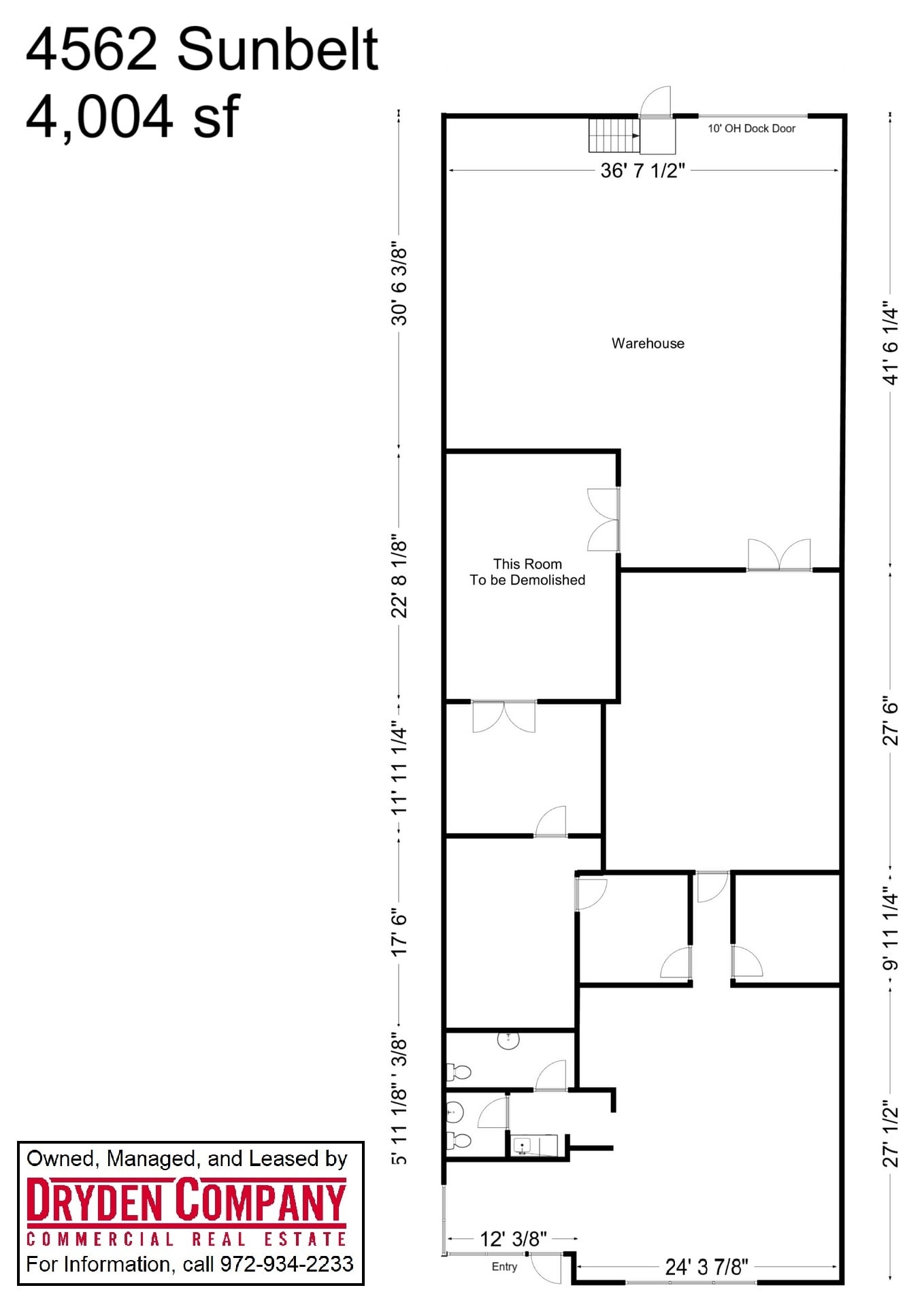4544-4550 Sunbelt Dr, Addison, TX for lease Floor Plan- Image 1 of 1