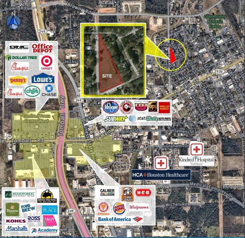 Baker Drive & Hicks St, Tomball, TX 77375