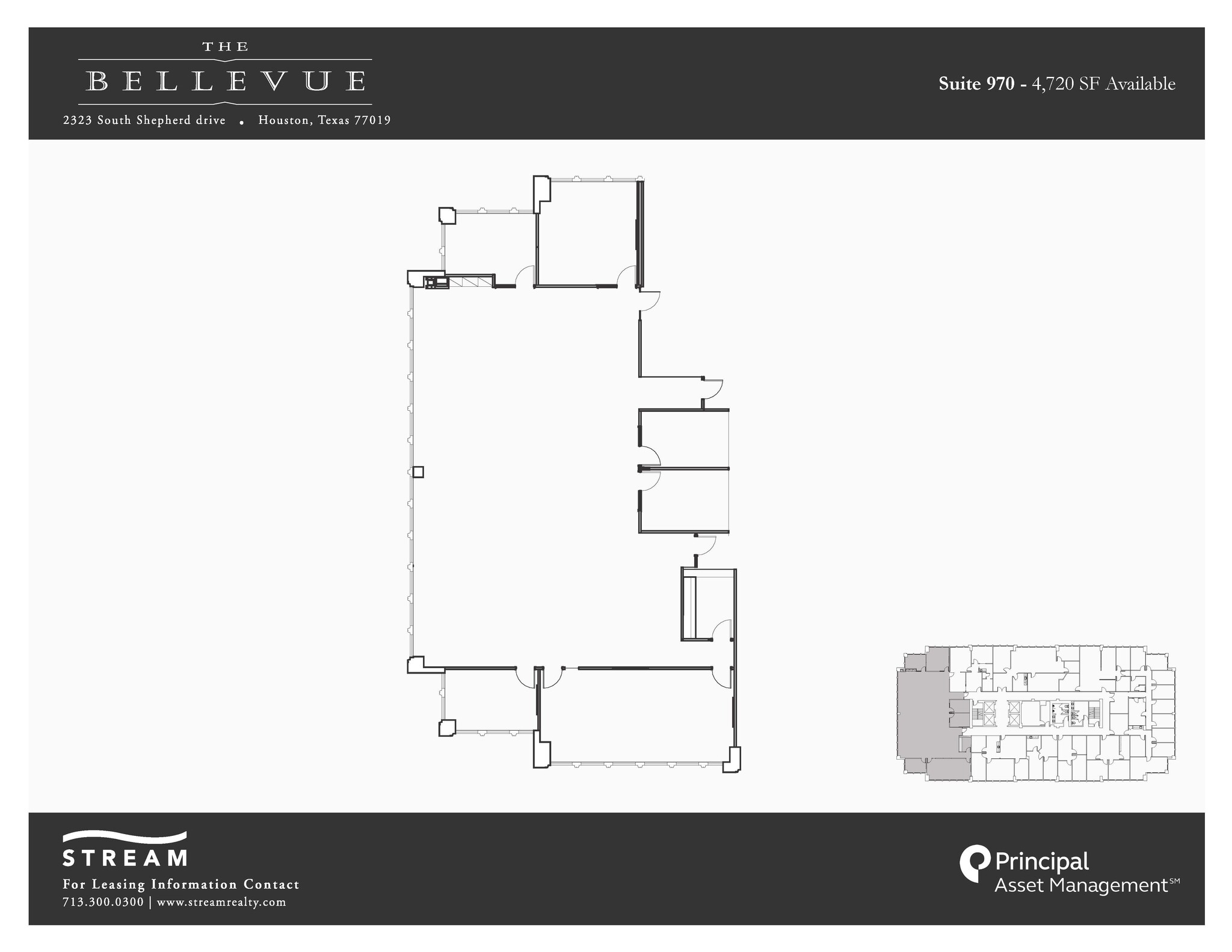 2323 S Shepherd Dr, Houston, TX for lease Floor Plan- Image 1 of 1