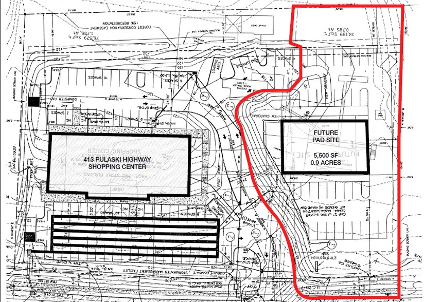 413 Pulaski Hwy, Joppa, MD for sale - Site Plan - Image 3 of 4