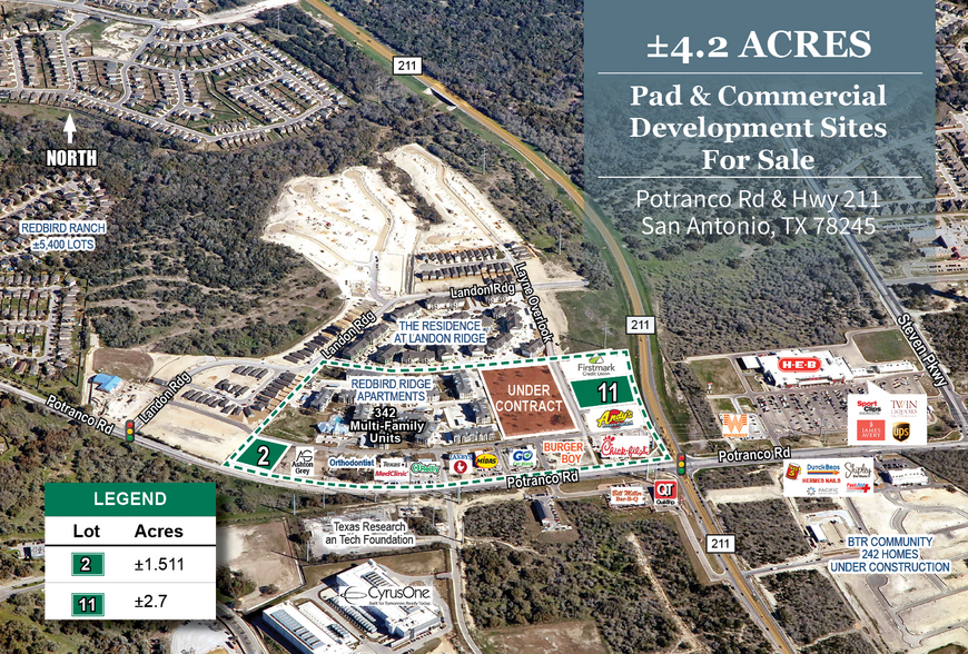 Highway 211 & Potranco Rd, San Antonio, TX for sale - Building Photo - Image 1 of 2