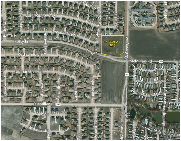 NWC Betsy Land & McCreary Rd, Murphy, TX 75094