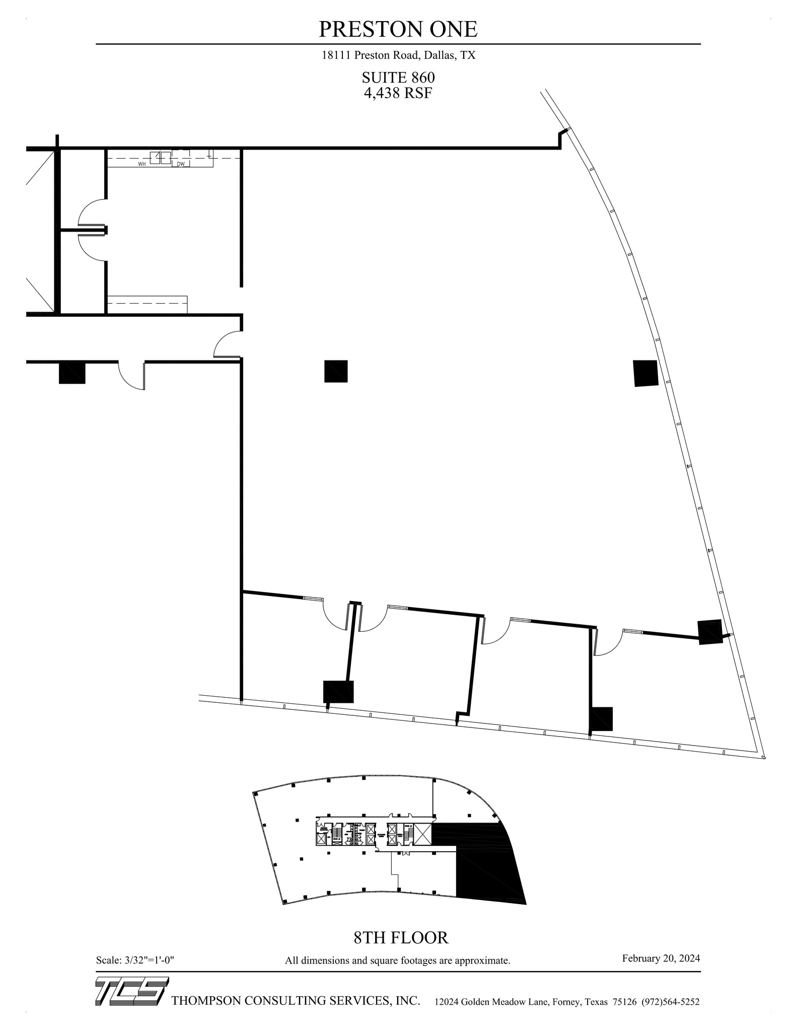 18111 Preston Rd, Dallas, TX for lease Site Plan- Image 1 of 1