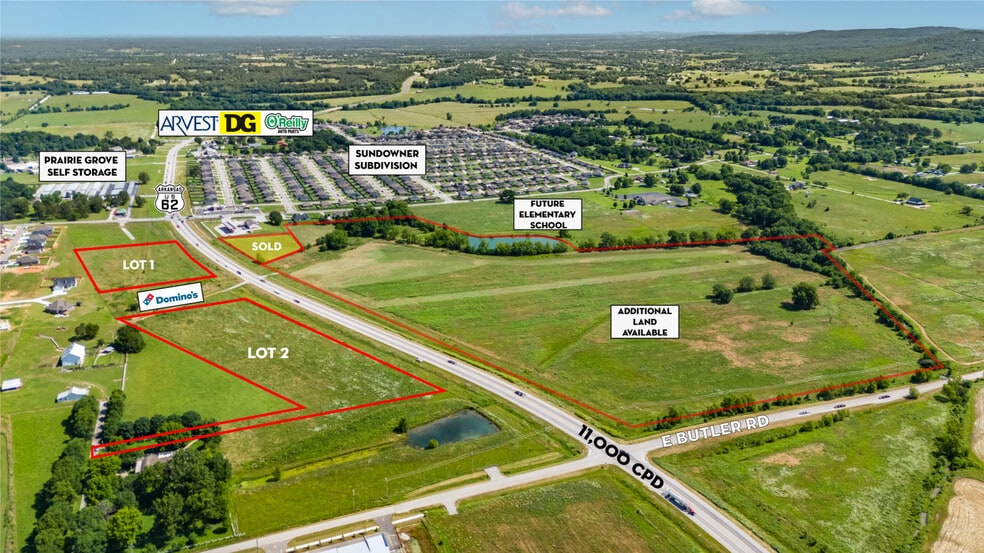 Hwy 62, Prairie Grove, AR for sale - Building Photo - Image 2 of 3