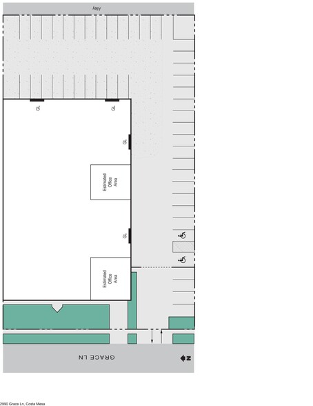 2990 Grace Ln, Costa Mesa, CA for lease - Site Plan - Image 3 of 3