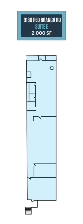 9180 Rumsey Rd, Columbia, MD for lease Floor Plan- Image 1 of 2
