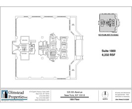 535 Eighth Ave, New York, NY for lease Floor Plan- Image 1 of 4