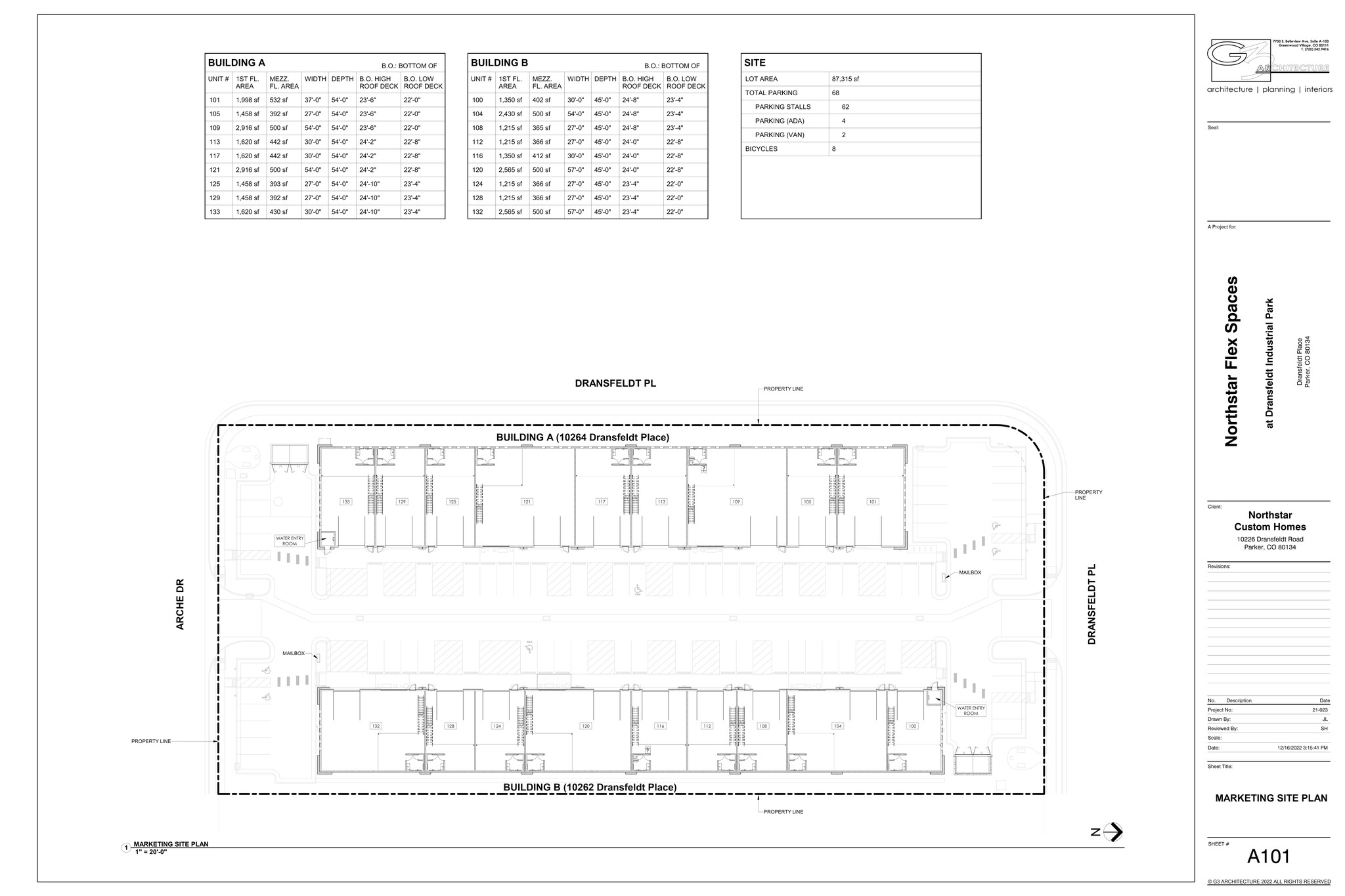 10262 Dransfeldt Rd, Parker, CO for lease Site Plan- Image 1 of 1