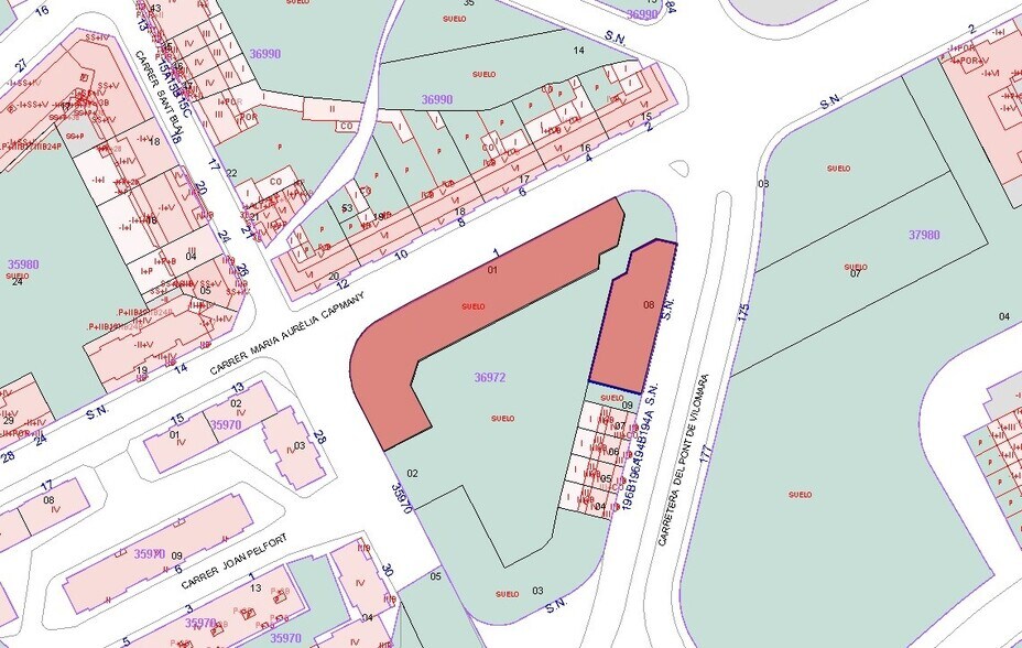 Land in Manresa, Barcelona for sale - Plat Map - Image 2 of 3