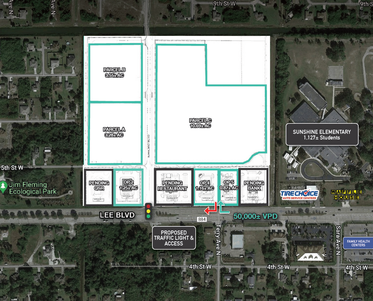 3614-3650 W 5th Blvd, Lehigh Acres, FL for sale - Building Photo - Image 2 of 3