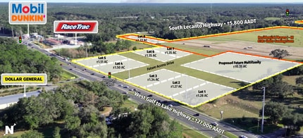 3440 W Gulf To Lake Hwy, Lecanto, FL - AERIAL map view - Image1