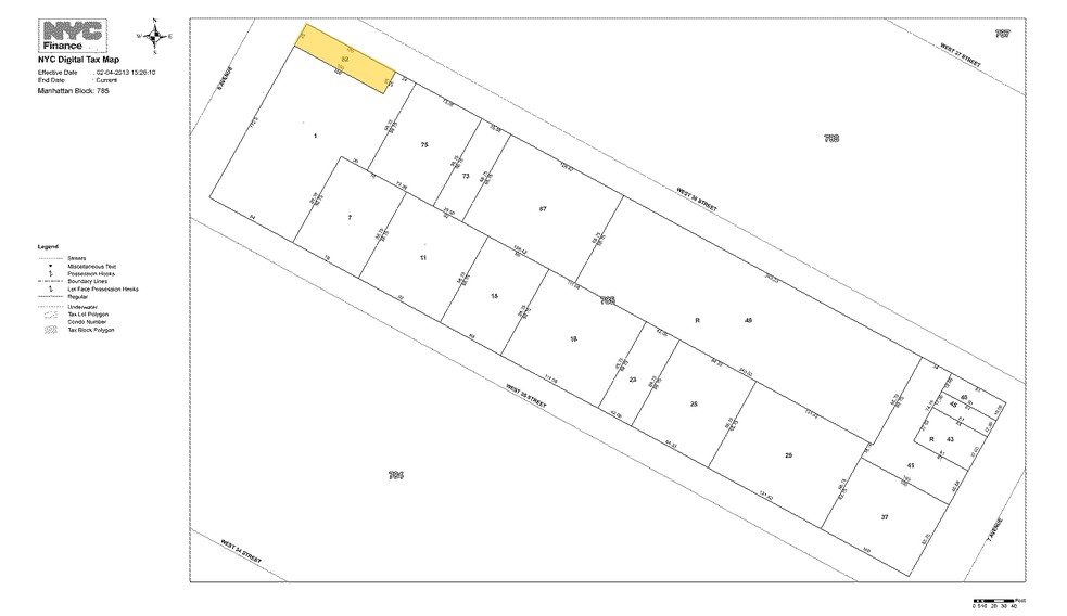 516 8th Ave, New York, NY for lease - Plat Map - Image 2 of 11